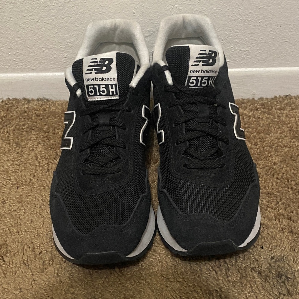 New Balance Women's Black and White 515H Athletic Sneakers